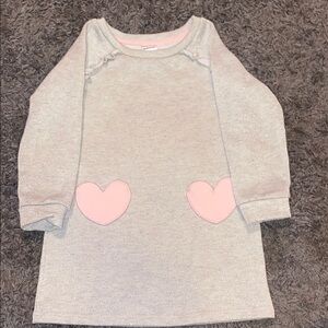 Healthtex Gray and Pink Dress